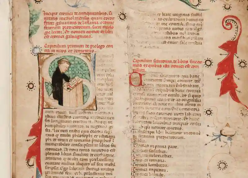 Galvano Fiamma manoscritto Cronica Generalis sive universalis 1340