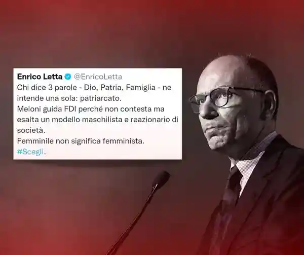 Enrico Letta PD elezioni politiche 2022