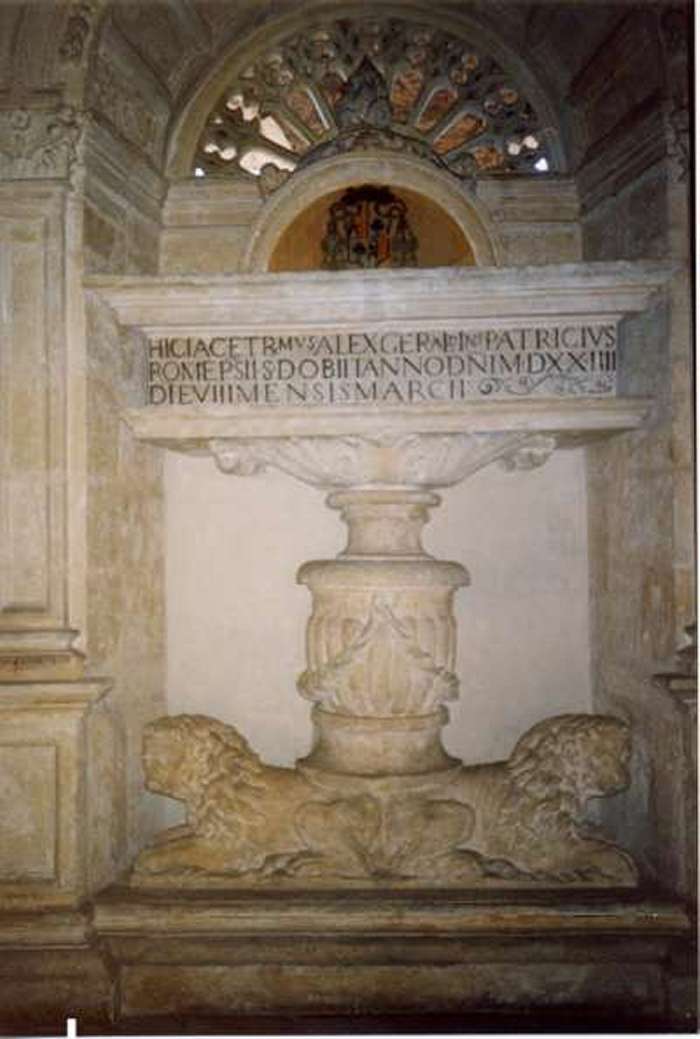 Alessandro Geraldini tomba