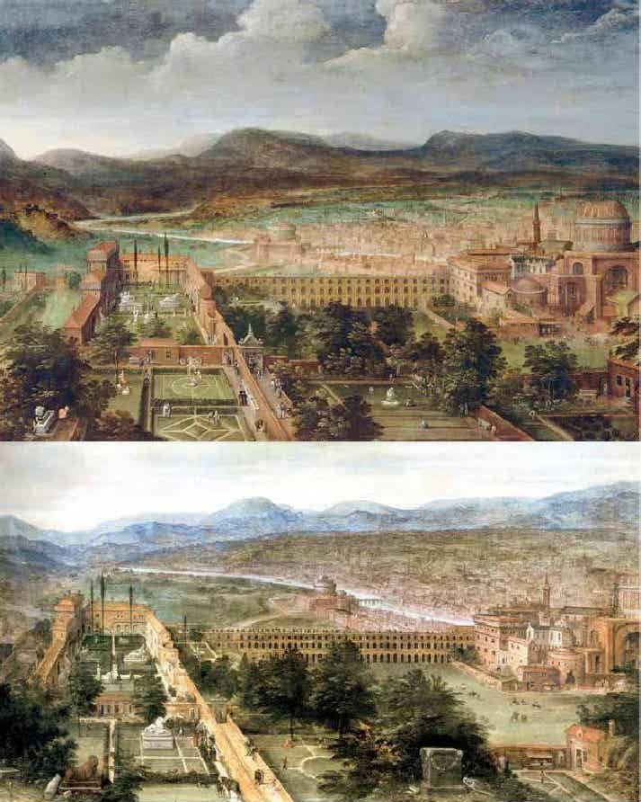 Belvedere Vaticano vista storica