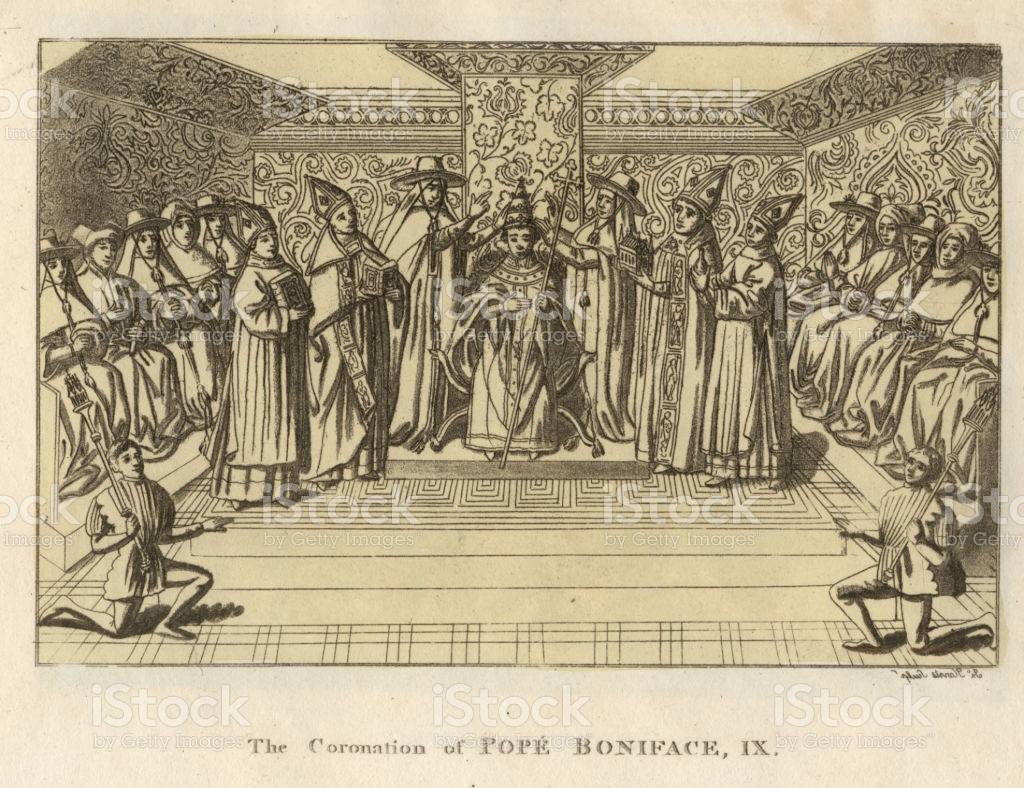 Bonifacio IX incoronazione