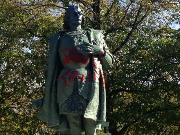 Chicago Arrigo Park Columbus statue 1
