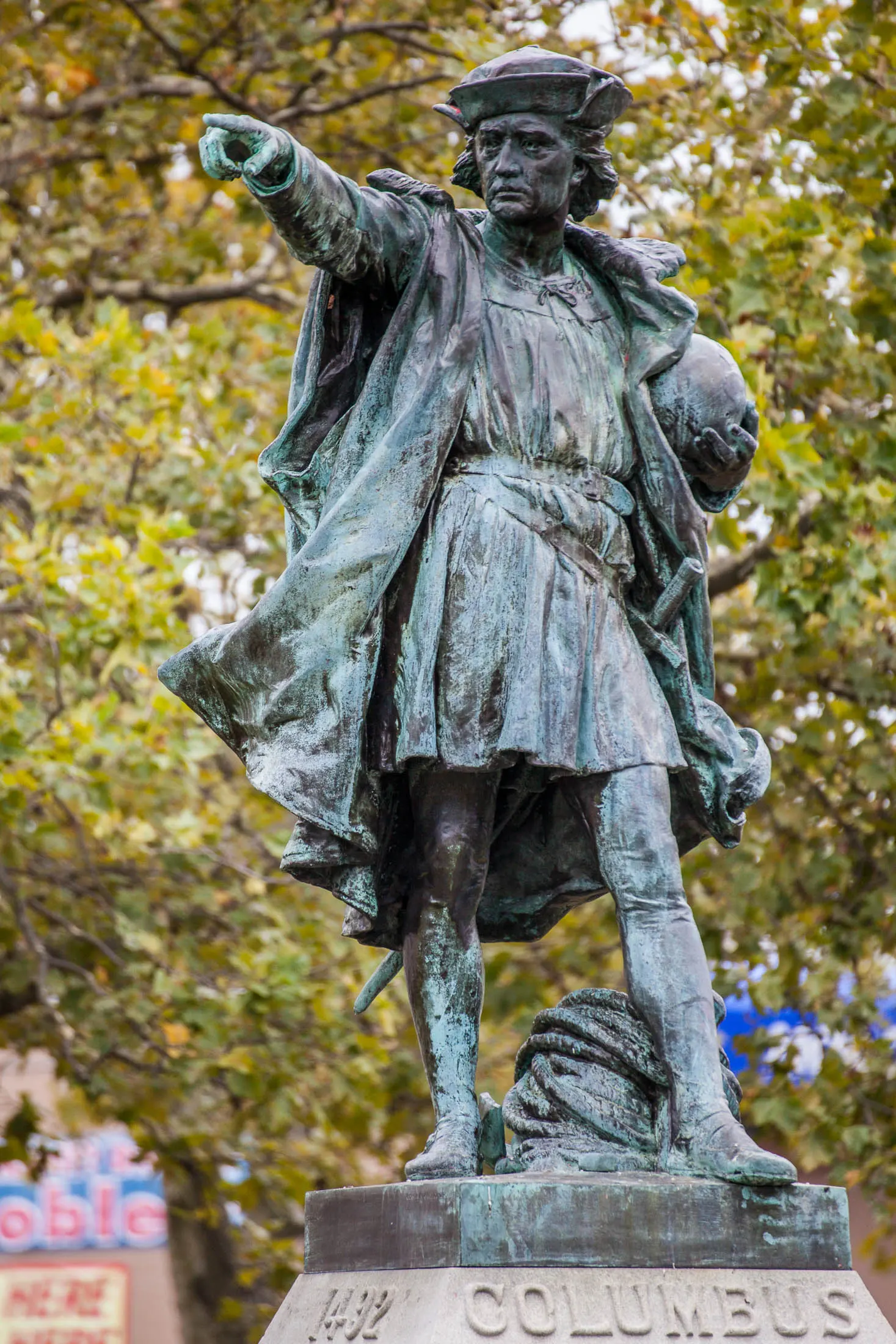 Christopher Columbus Statue Elmwood Avenue Providence RI