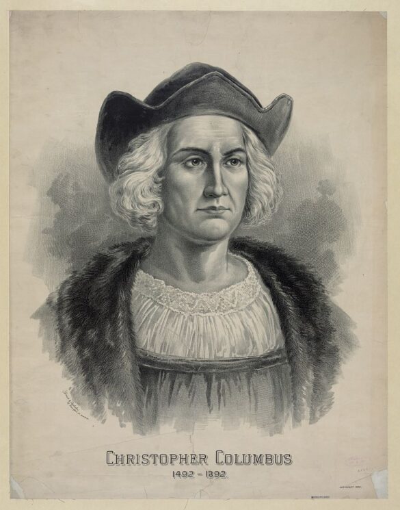 Christopher Columbus ritratto commissionato dalla Library of Congress di Washington in occasione del 400° anniversario della scoperta dell'America