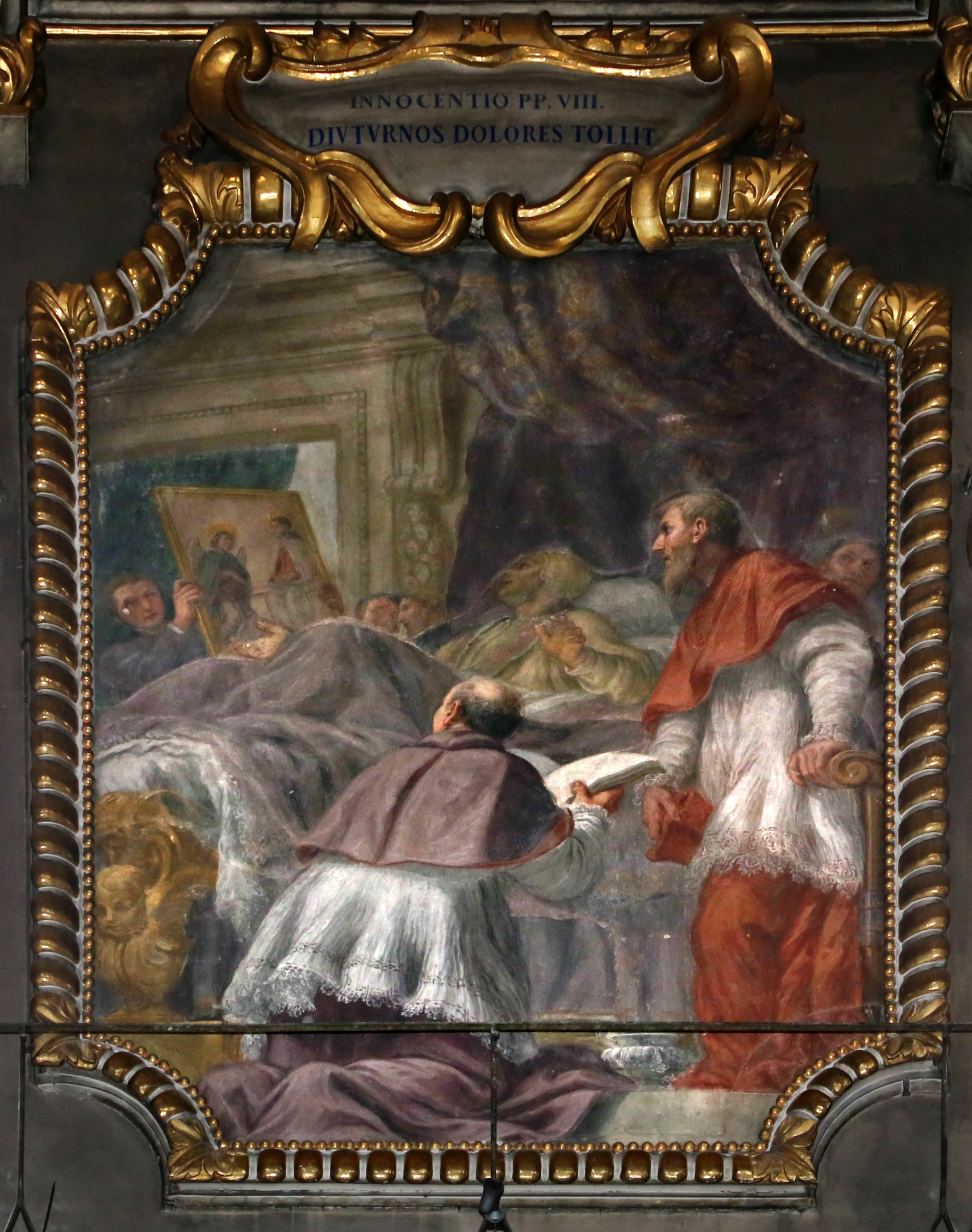 Cosimo Ulivelli miracoli della madonna dell'annunziata Innocenzo VIII guarito da un dolore