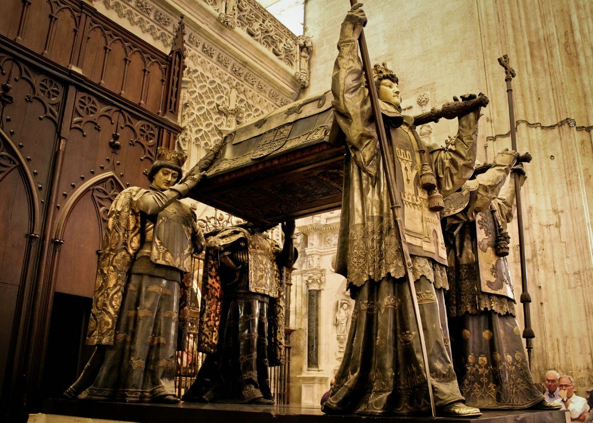 Cristoforo Colombo tomba catafalco Siviglia