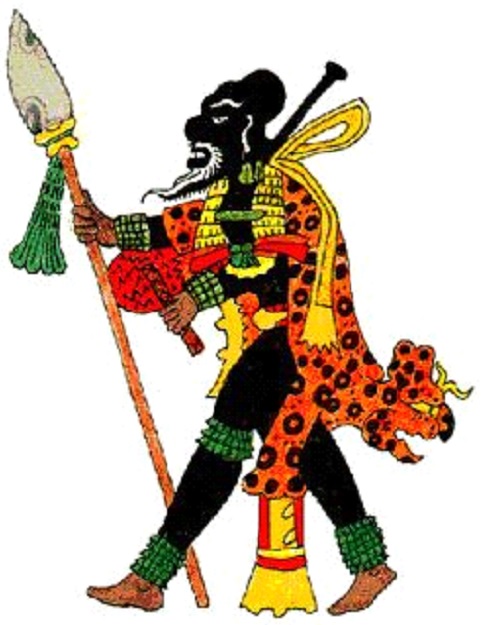 Ek Chuah Maya God of Merchants and Patron of Cacao Pantheon