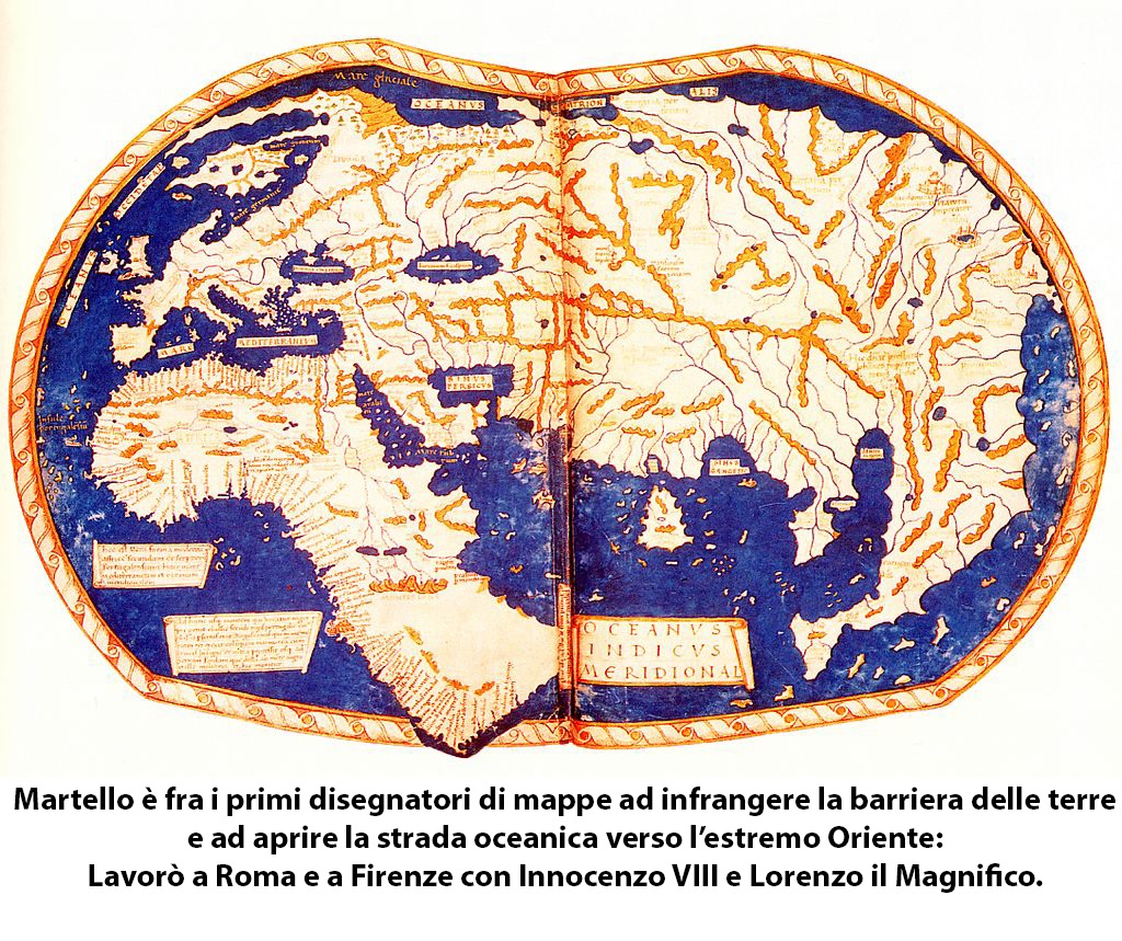 Enrico Martello mappa globo