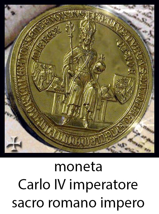 Carlo IV imperatore sacro romano impero moneta