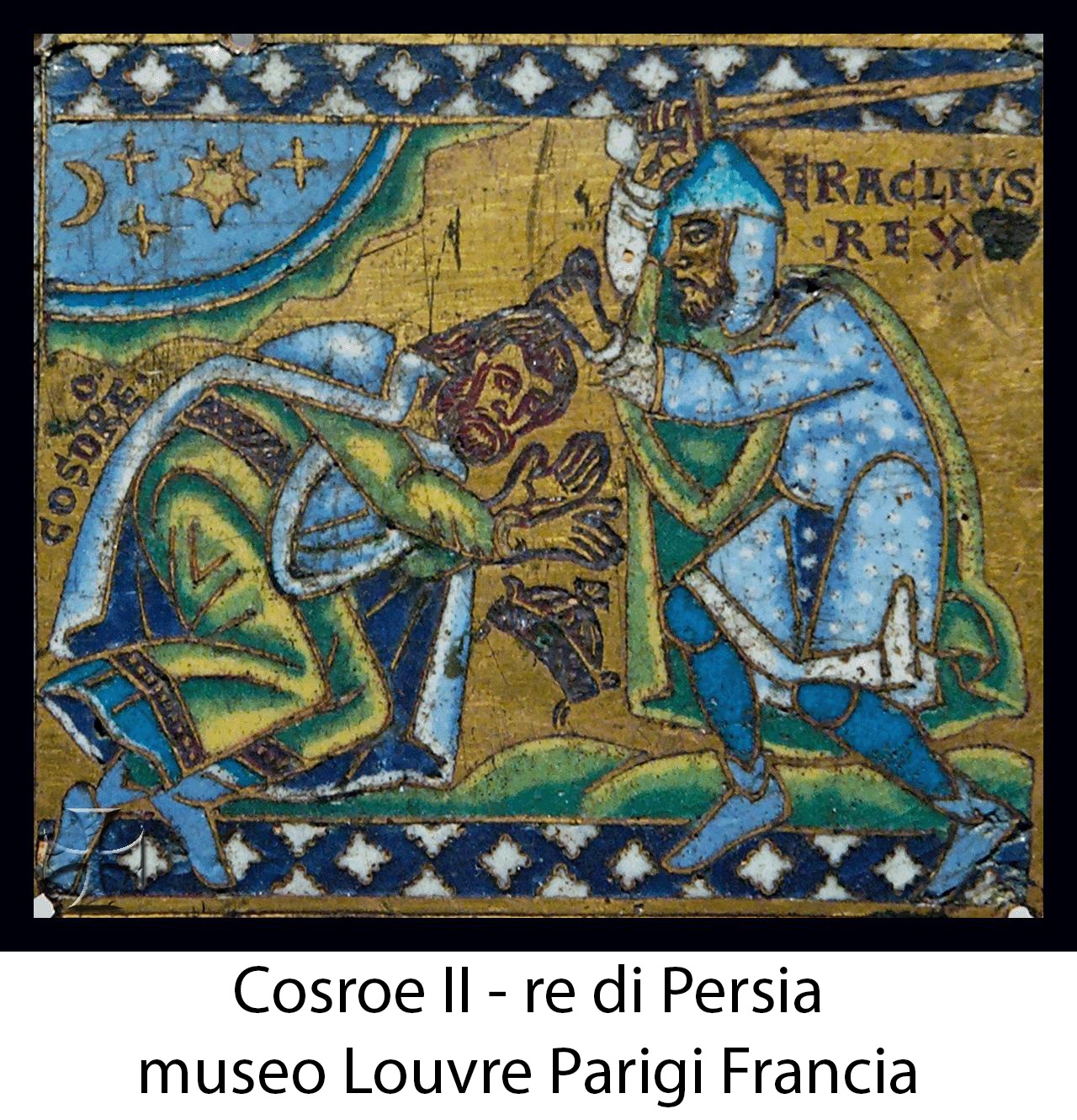 Cosroe II re Persia museo Louvre Parigi Francia