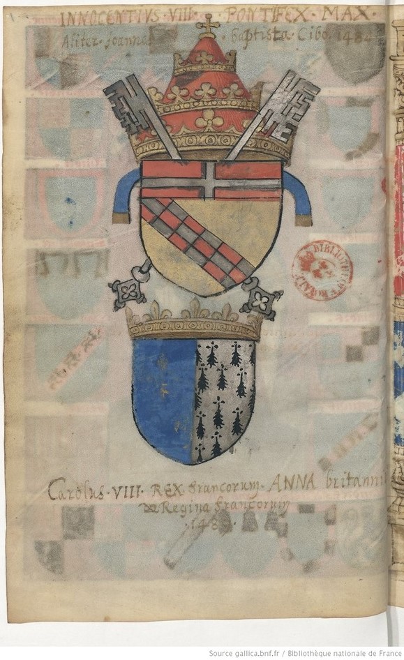 Innocenzo VIII scudo con stemma