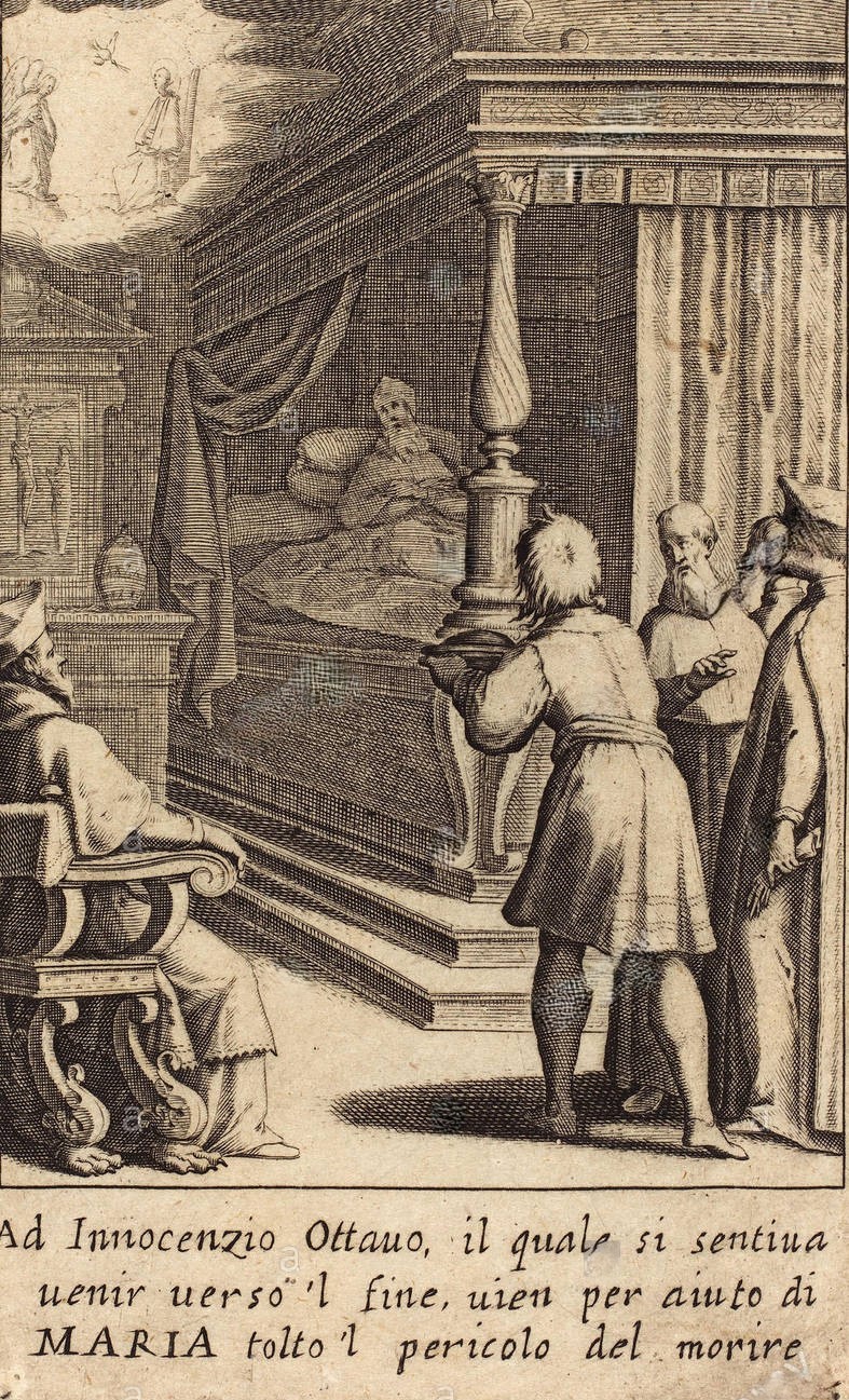 JACQUES -CALLOT Innocent VIII Dated 1619 engraving National Gallery of Art Washington DC