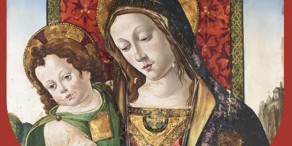 La Madonna col Bambino attribuita a Pinturicchio