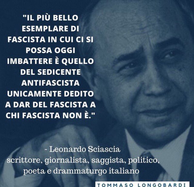 Leonardo Sciascia frase fascista