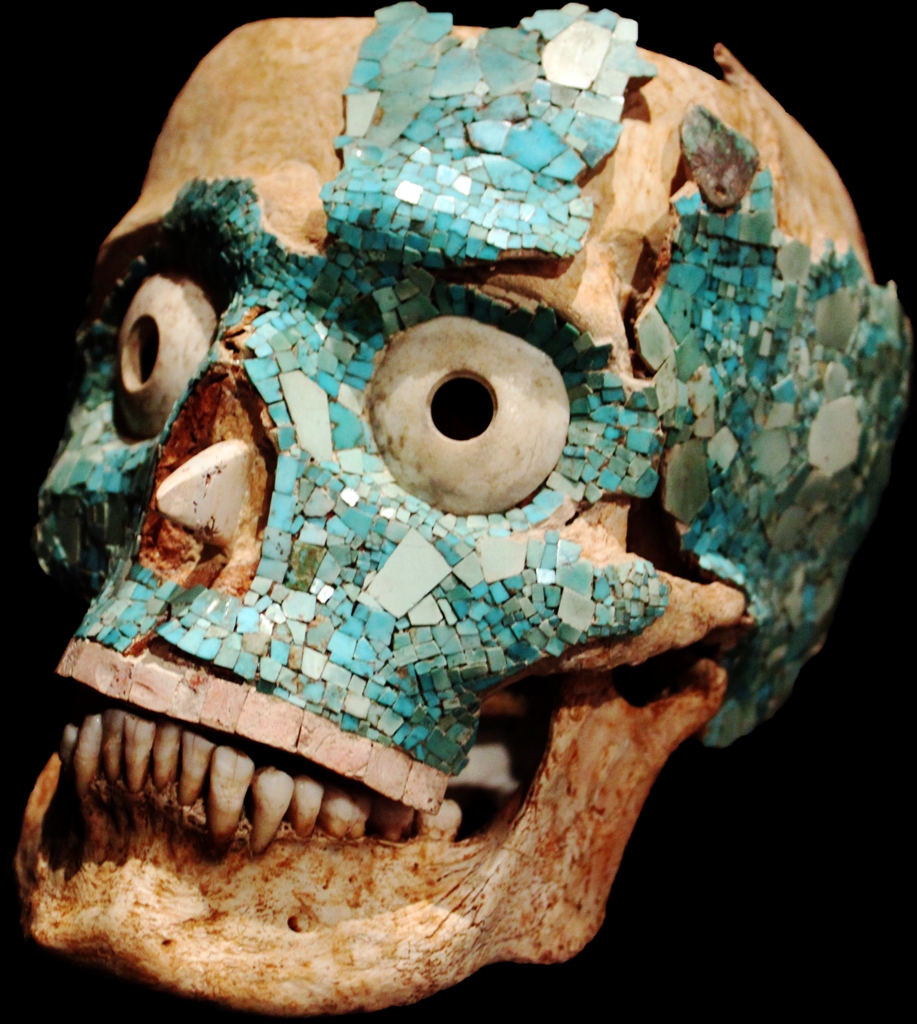 Mascara funeraria mixteca Monte Alban Museo de Oaxaca
