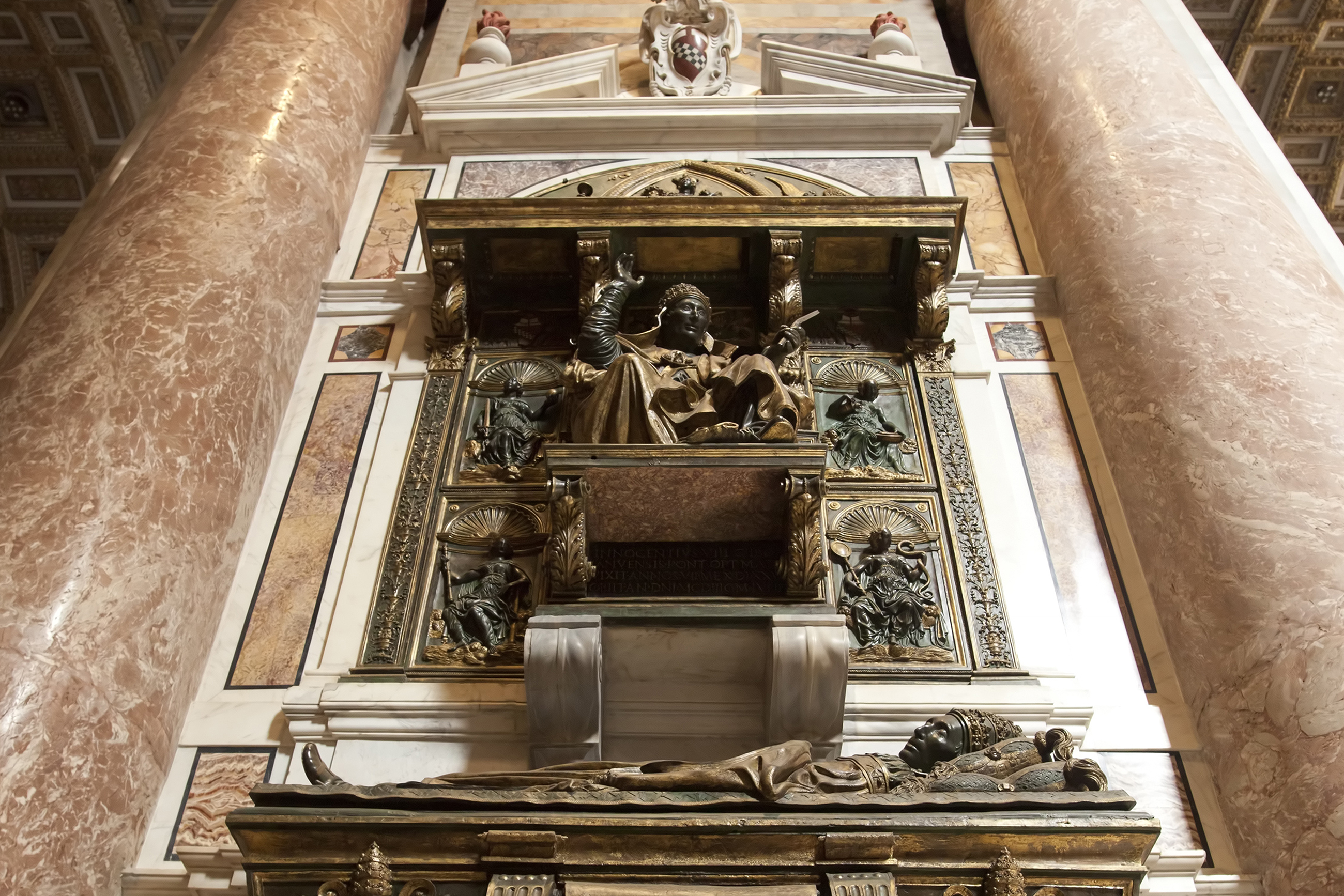 Papa Innocenzo VIII tomba San Pietro