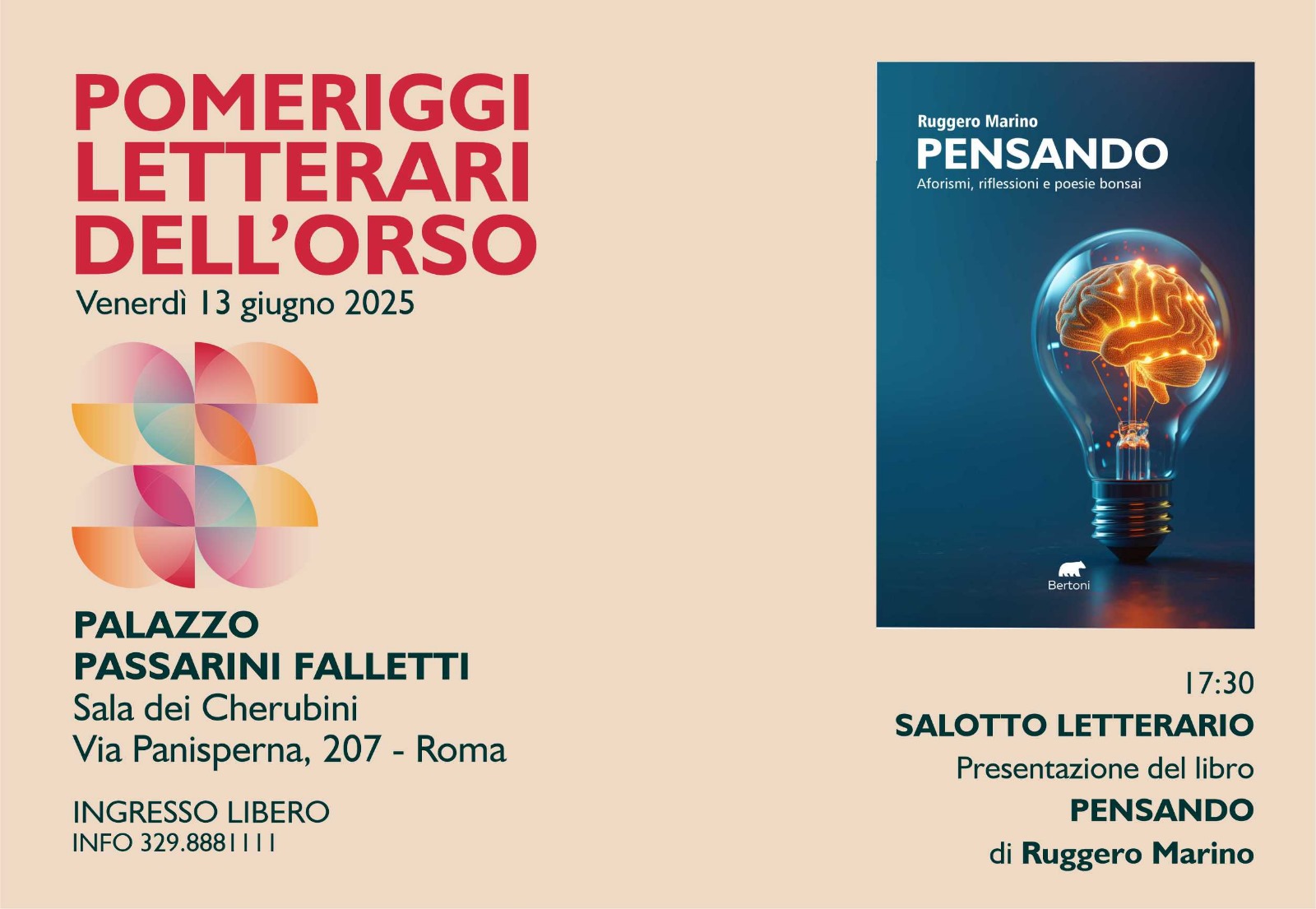 Pensando presentazione salotto letterario 13.06.2025