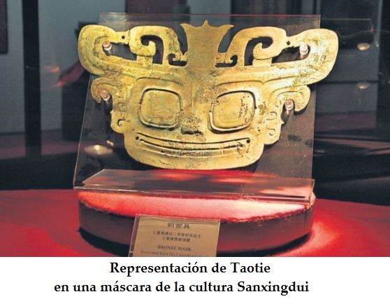 Peru representacion Taotie mascara cultura Sanxingdui