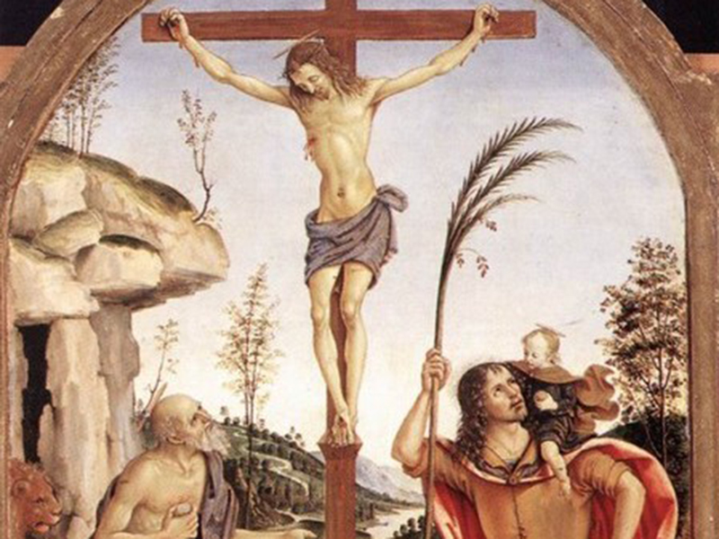 ANCHE IL GIGLIO TEMPLARE NEL BASTONE DI SAN CRISTOFORO