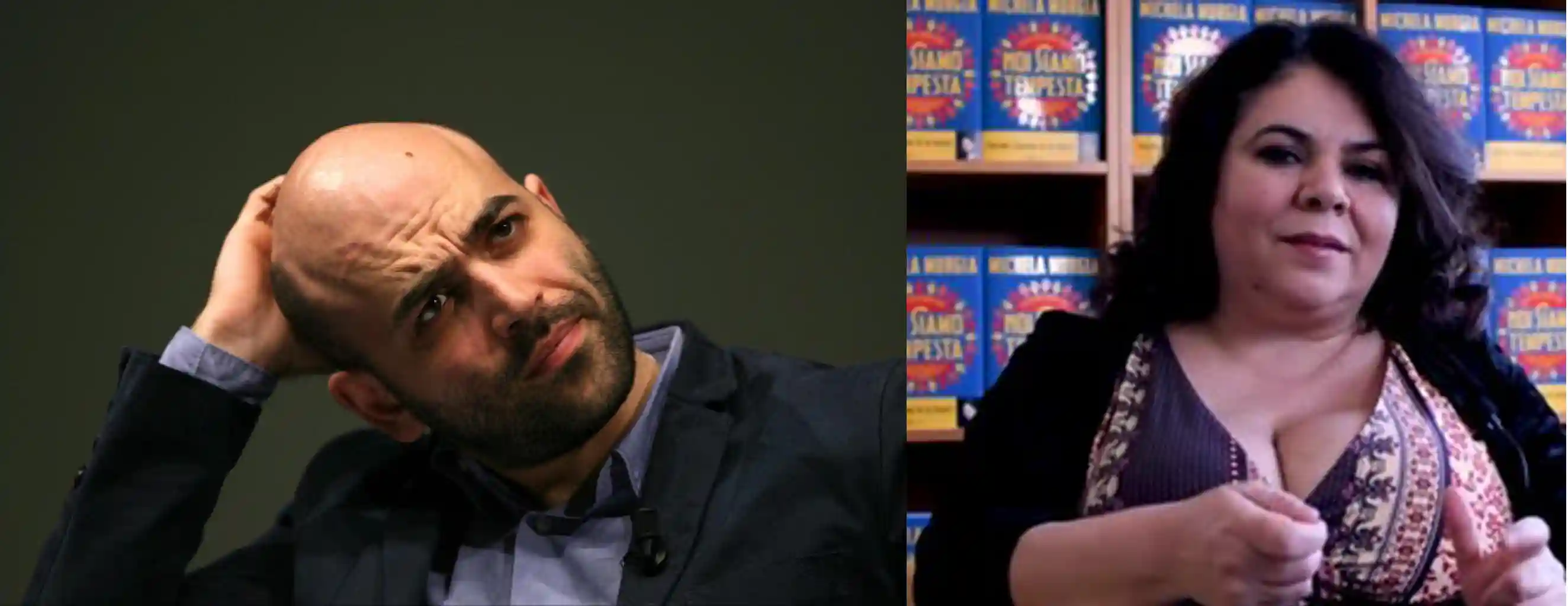 Roberto Saviano e Michela Murgia