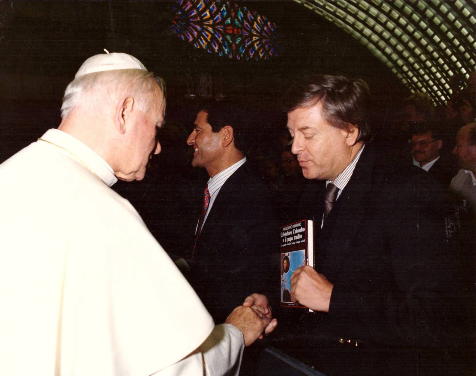 Ruggero incontro Papa Giovanni Paolo II
