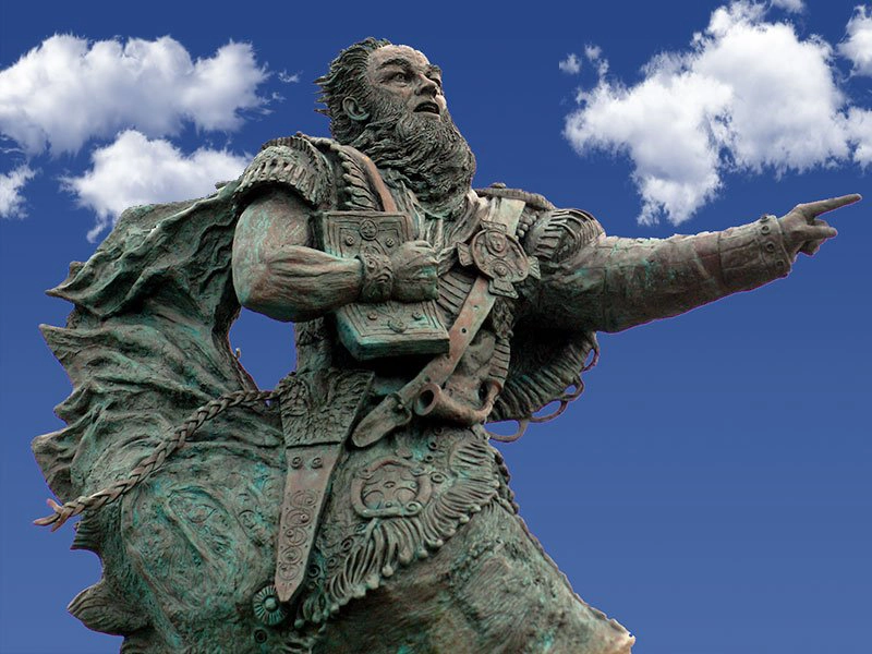 Saint Brendan of the Gael in Fenit County Kerry Ireland