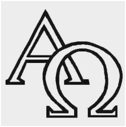 Simboli del Cristianesimo alpha and omega