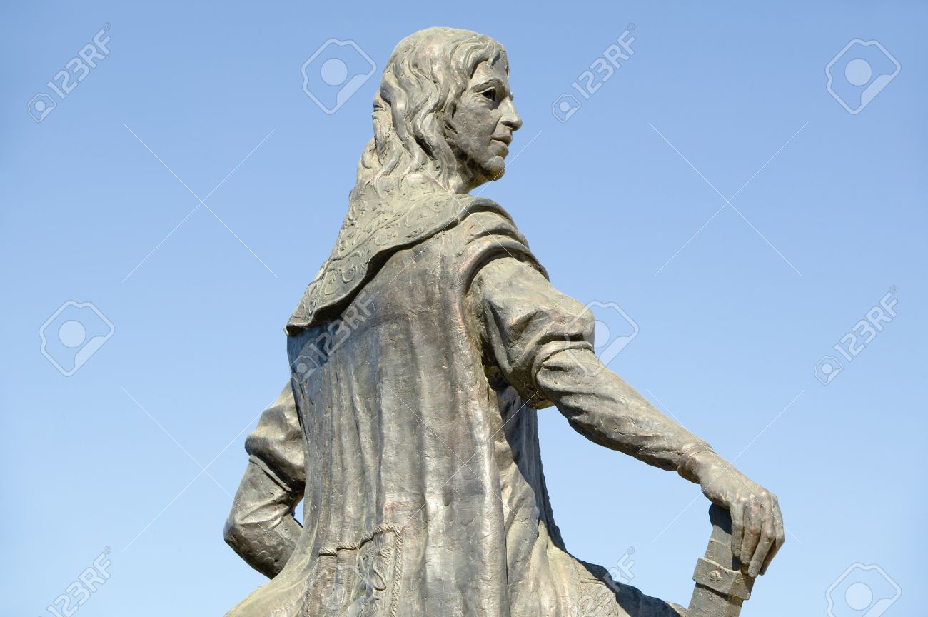 Statua di Diego Colombo figlio di Cristoforo Colombo