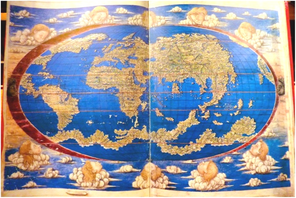 UN TOLOMEO SCONCERTANTE CON TUTTA L'AMERICA E L'AUSTRALIA