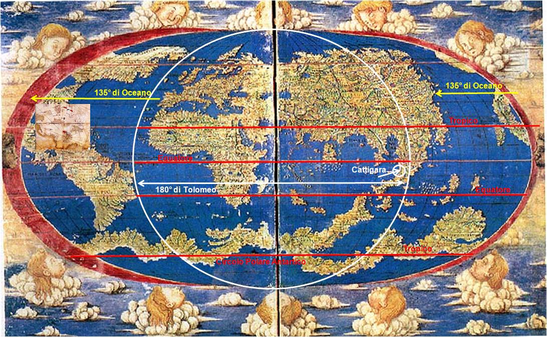 LO SCONCERTANTE TOLOMEO SECONDO IL CARTOGRAFO BERETTA