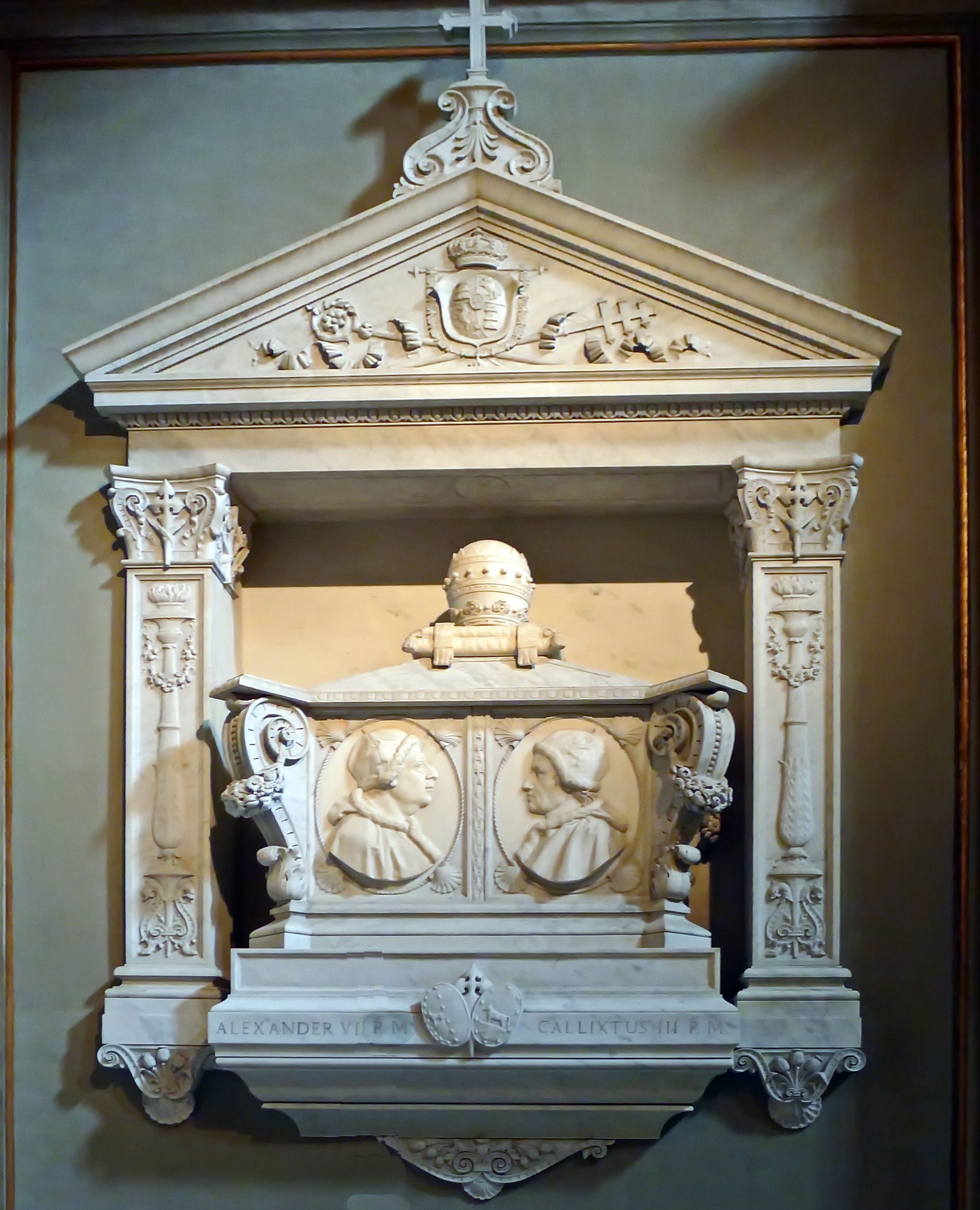 Tomba di Alessandro VI e di Callisto III in Santa Maria di Monserrato
