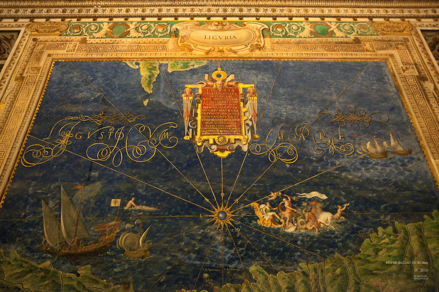 Vatican museum mappa Liguria