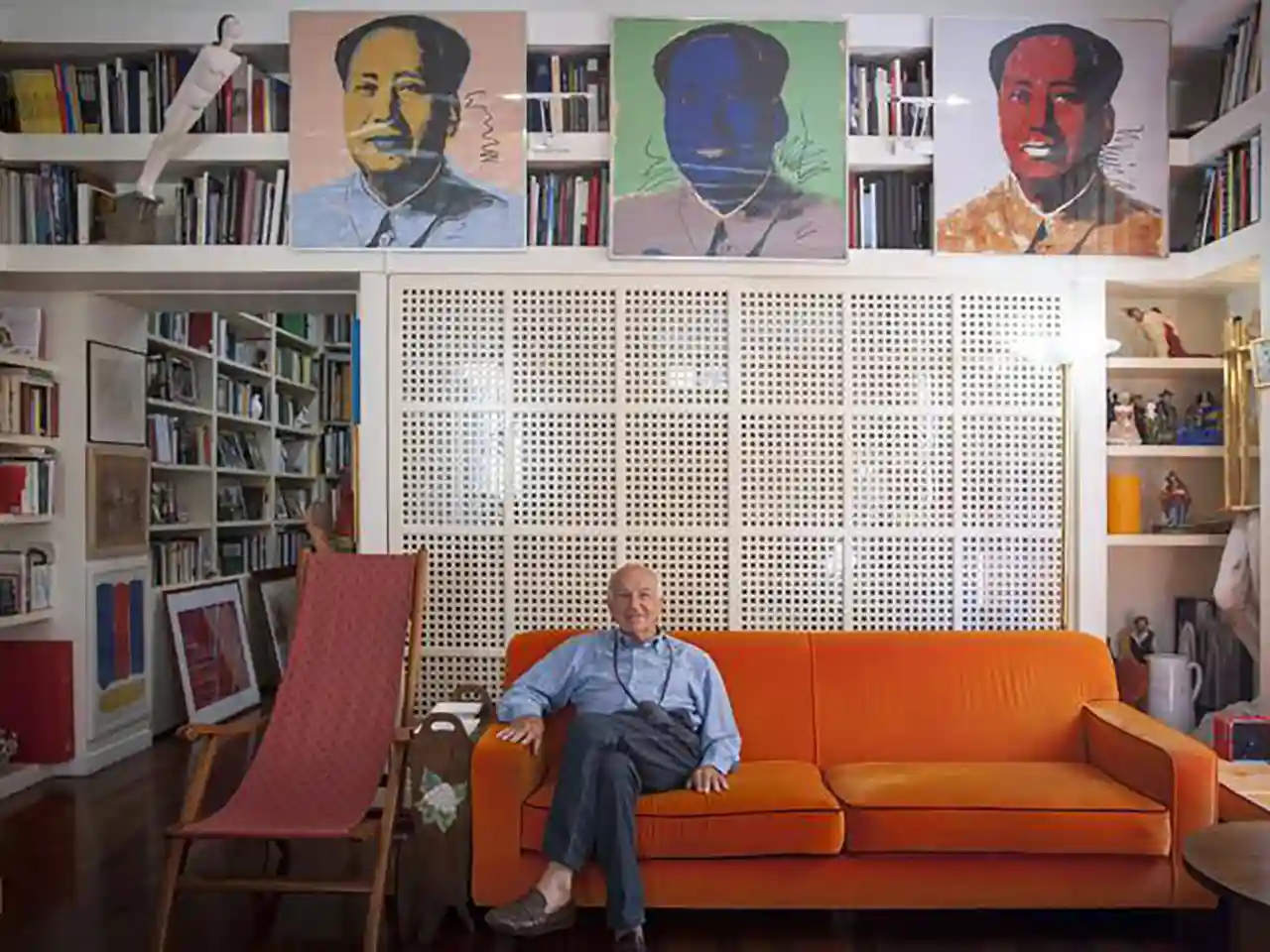 Fausto Bertinotti quadri Andy Warhol Mao Zedong