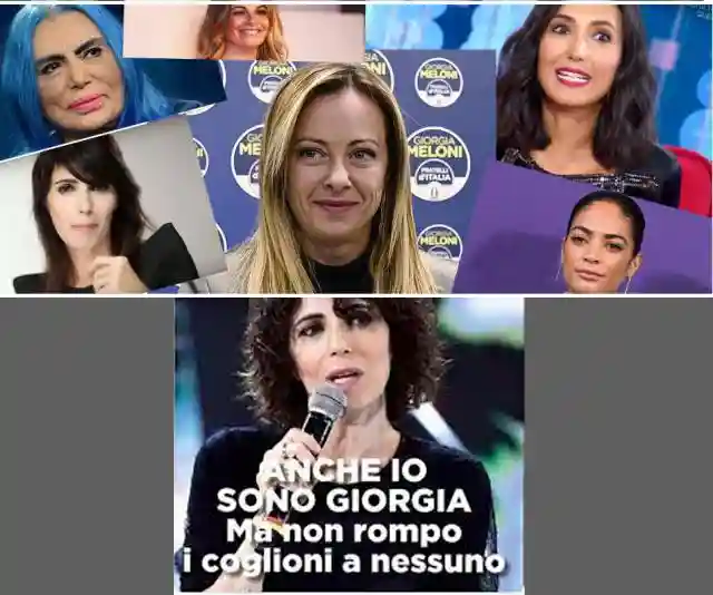 Giorgia Meloni e Giorgia Todrani