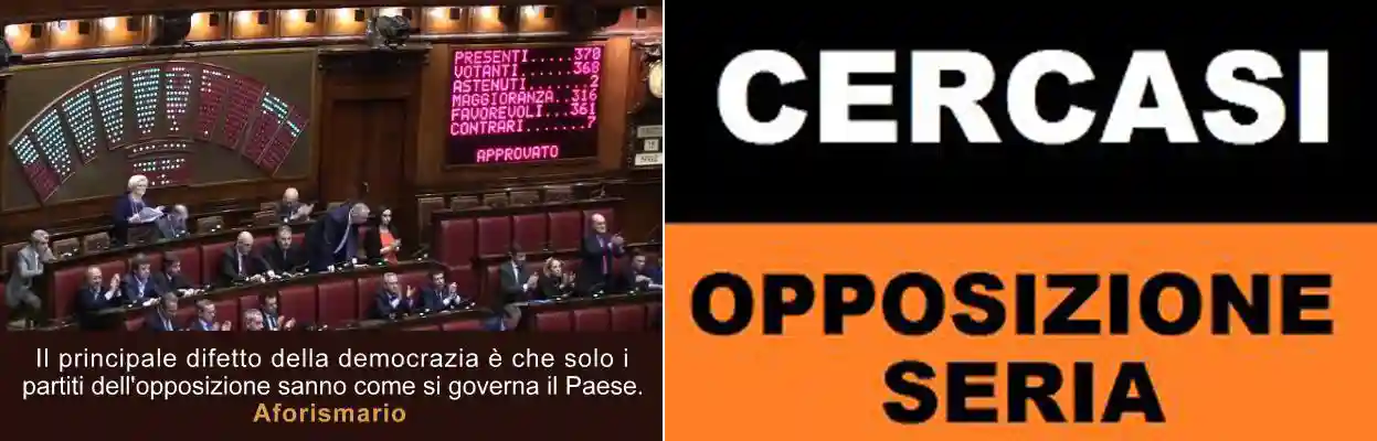 aforisma opposizione governo italiano