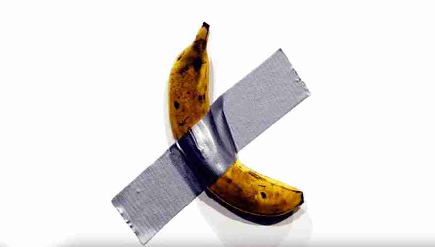 la banana di Maurizio Cattelan