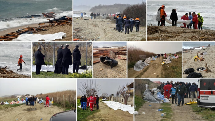 strage migranti Calabria Febbraio 2023