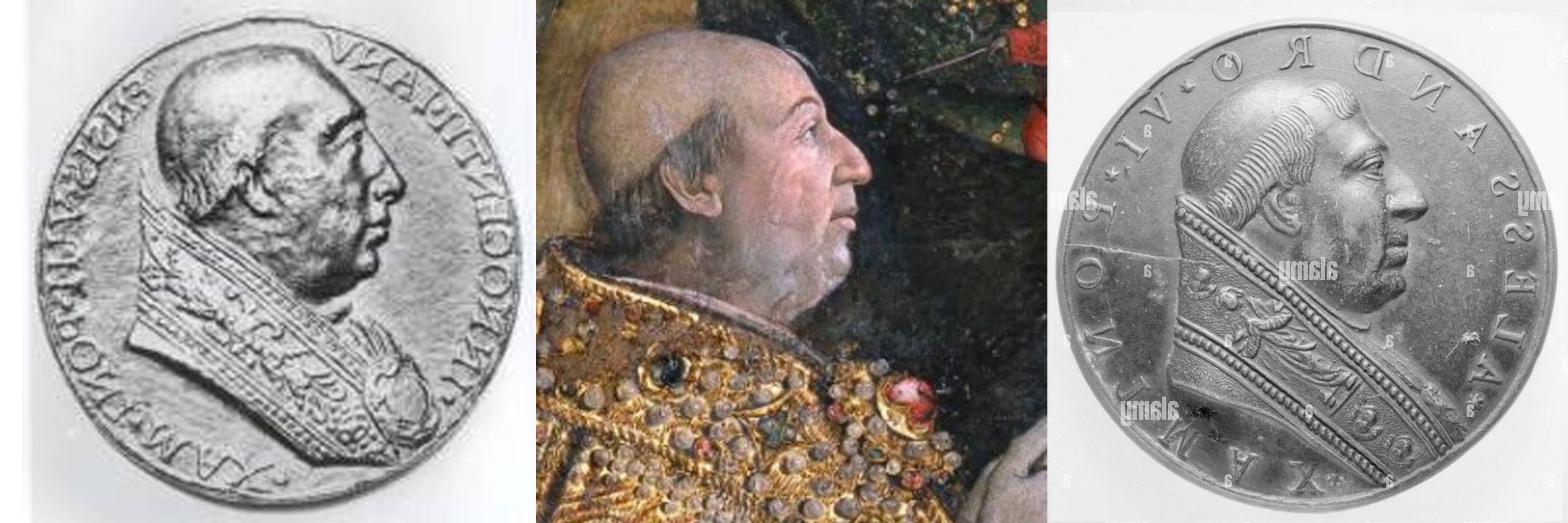 comparazione profili Alessandro VI e Innocenzo VIII