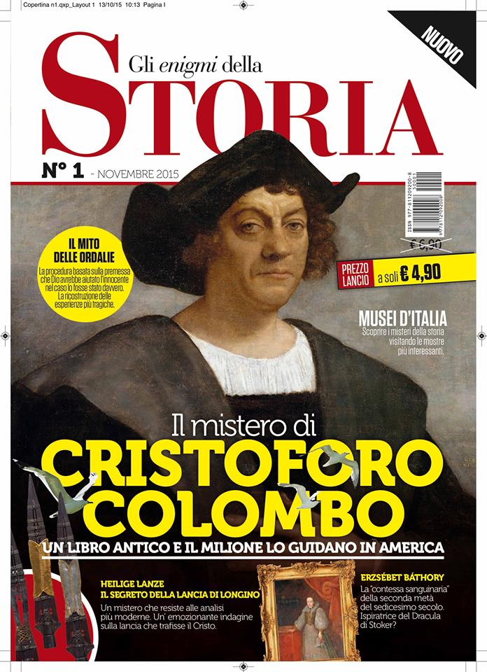 GLI ENIGMI DELLA STORIA - NOVEMBRE 2015