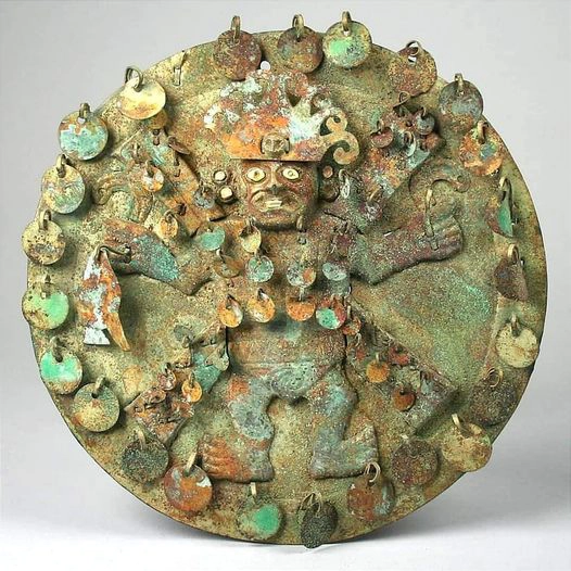 disk 6th-7th century Moche Loma Negra Peru