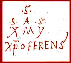 firma rossa Cristoforo Colombo