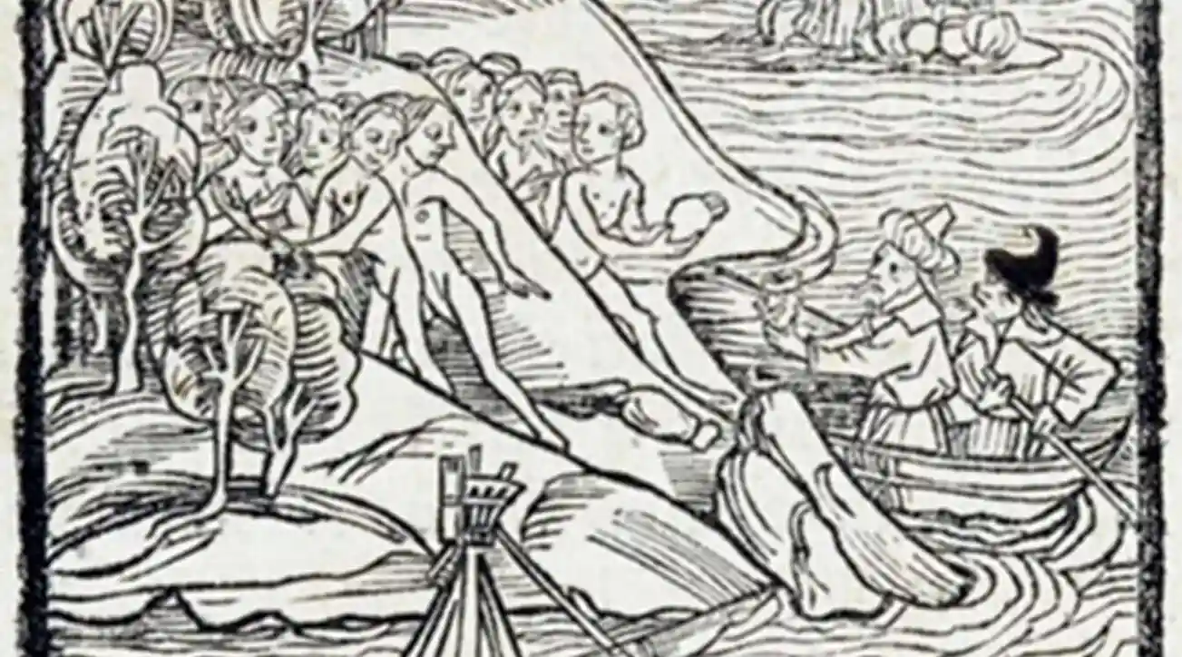 illustrazione Colombo lettera basilea 1493 - dettaglio