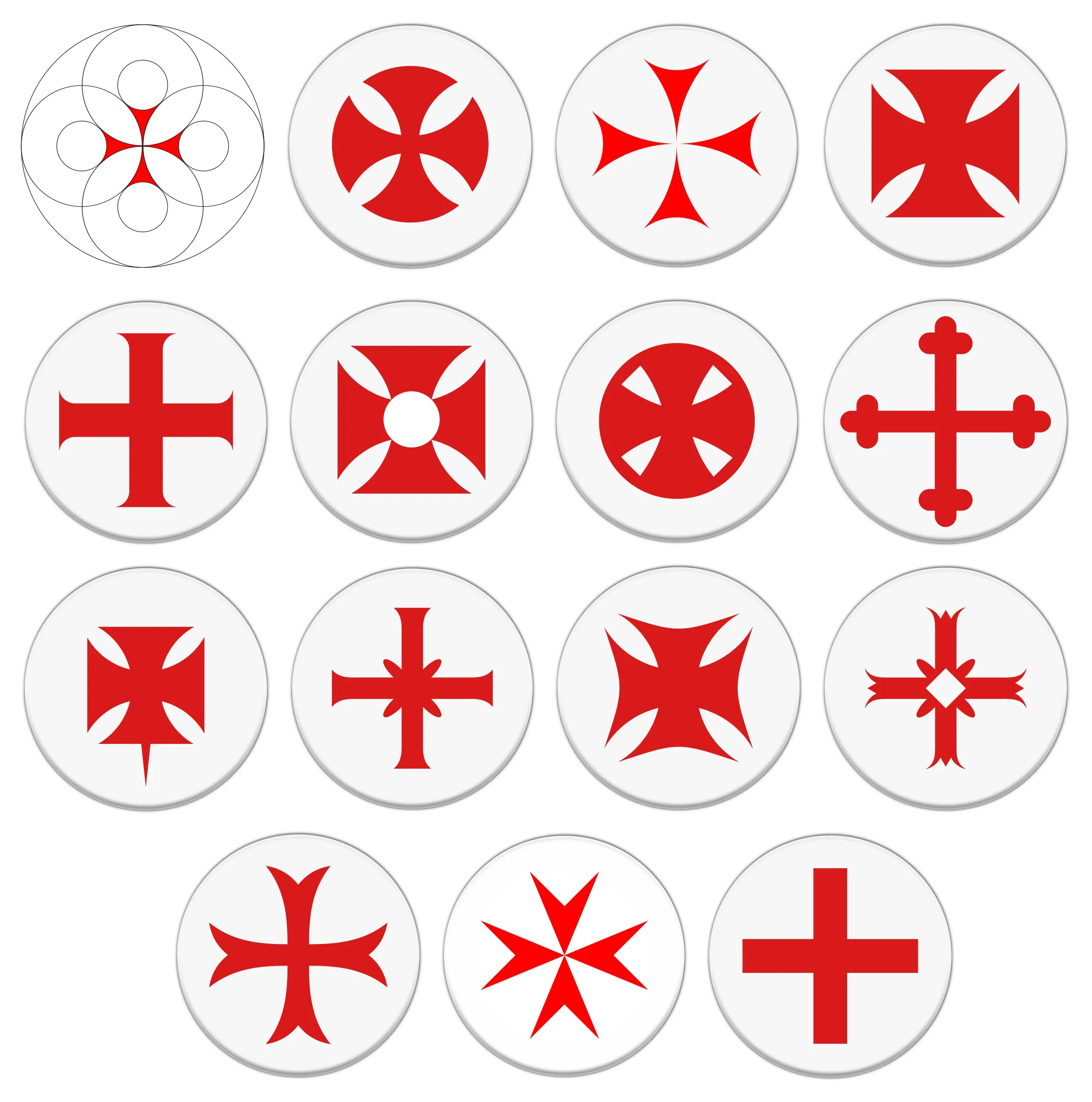 knights templar symbol cross