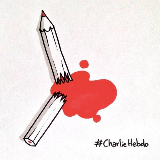 LA MATITA INSANGUINATA DELLA SATIRA DI CHARLIE HEBDO