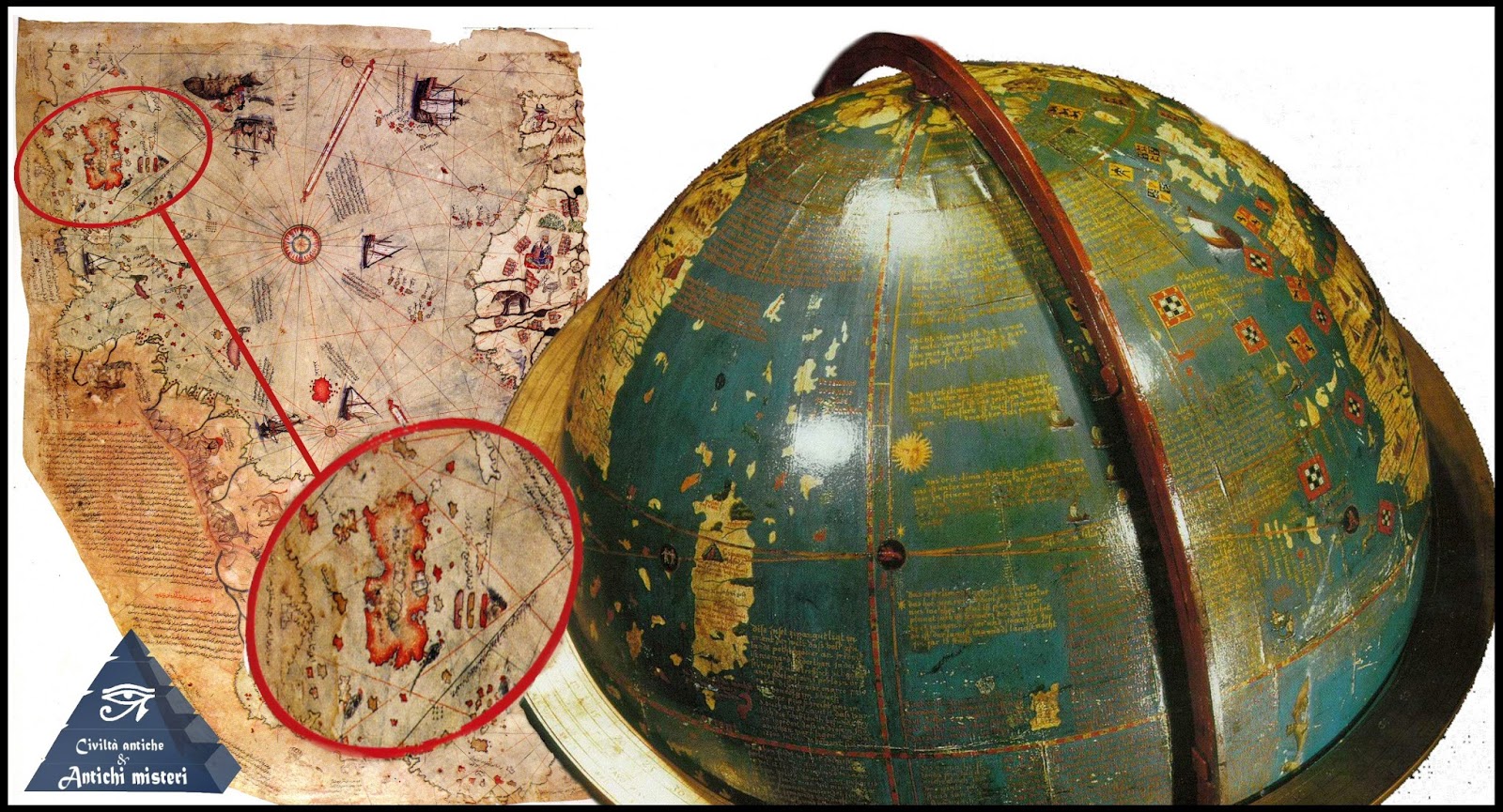 LA MISTERIOSA MAPPA DEL 1513 DELL’AMMIRAGLIO TURCO PIRI REIS