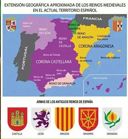 mappa Spagna 1