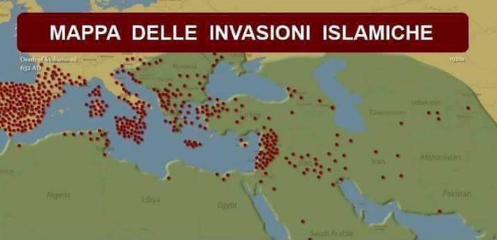 L’ISLAM HA DA SEMPRE TENTATO DI INVADERE L’EUROPA