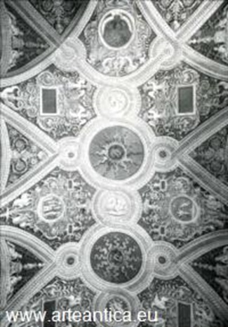 palazzo Belvedere decorazione soffitto Pinturicchio