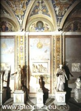 palazzo Belvedere fresco muro Pinturicchio