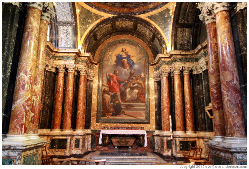 rome santa maria del popolo cybo chapel large